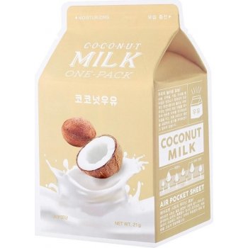 A'pieu Coconut Milk One-Pack Тextílna maska na tvár 21 g
