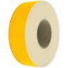 Reflexná páska na pevný podklad 10 m - žltá