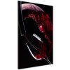 Vertikálny foto obraz sklenený Červené víno 50x100 cm