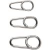 Savage Gear Karabínka Custom Salt Splitring Snaps L 43 kg 15 ks