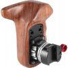 SmallRig 2118 Left Side Wooden Grip w/Nato Mount