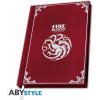 ABYstyle zápisník Game of Thrones Targaryen Premium A5