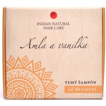 Indian Natural Hair Care Amla a vanilka tuhý šampón 60 g