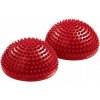4FIZJO balančná polguľa červená 16cm set 2ks