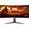 AOC Gaming CU34G2XP/BK - LED monitor - herný - zakrivený - 86,4 cm (34