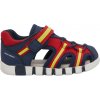 Chlapčenské sandále Geox, B SANDAL IUPIDOO červená,tmavo modrá,žltá,biela 26