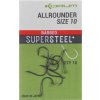 Korum Háčiky Supersteel Allrounder Hooks Barbed 10ks - vel. 10
