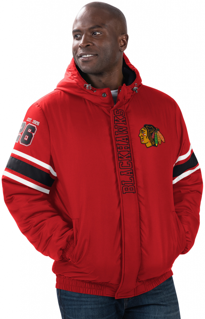 G-III pánská bunda Chicago Blackhawks Tight End Winter jacket