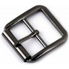 Kovová spona / opasková pracka, prievlak 25 mm - nikel čierny