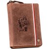 Pánská peněženka Peterson PTN 340PW-01 2-1-4 HUNTER hnědá