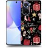 Picasee silikónový čierny obal pre Huawei Nova 9 - Christmas