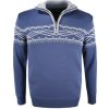 KAMA 4060 pánsky merino sveter, modrá Veľkosť: XL
