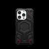 UAG Monarch Pro - ochranné puzdro pre iPhone 15 Pro kompatibilné s MagSafe (kevlarovo čierne)