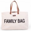 Childhome Cestovná taška Family Bag Teddy Off White