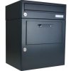 DOLS Parcel Box 07 RAL7016 - kombinovaná poštová schránka na balíky aj listy, pre montáž do zostavy na stenu, antracit