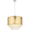 Luster Globo 15187H3 Amy E27 1x60 W matný nikel / zlatý