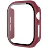 AppleKing matné puzdro s tvrdeným sklom pre Apple Watch 42mm (Series 10 / 11) - vínovej - možnosť vrátiť tovar ZADARMO do 30tich dní
