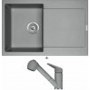Franke MRG 611 šedý kameň + Franke FC 9547.084 NOVARA PLUS šedý kameň