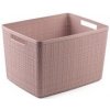 Curver Jute L 20L Košík 36 x 28 x 23 cm ružový 01907-204