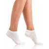 Bellinda GREEN ECOSMART COMFORT SOCKS dámske ponožky z bio bavlny s netlačícím lemom biela šedá
