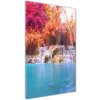 Vertikálny foto obraz sklo tvrdené Vodopád v lese 50x100 cm