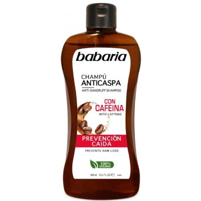 Babaria Anti-dandruff Shampoo s kofeinem proti lupům 400 ml