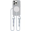 Kryt so šnúrkou/popruh na telo Tech-Protect Magnecklace Magsafe iPhone 14 Pro Crayon Grey