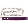 ROUGE Leather Leash Purple