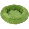 Zelený plyšový okrúhly pelech Amélie 40cm