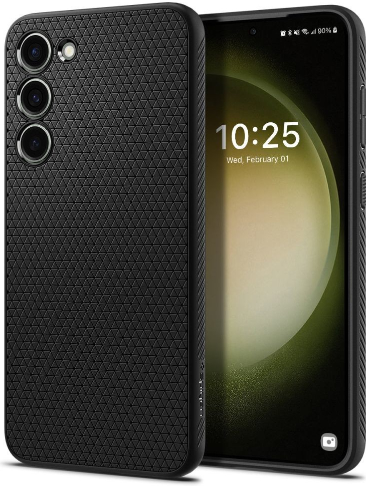 Púzdro Spigen Liquid Air Samsung Galaxy S23 matte čierne