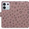 Flipové puzdro iSaprio - Heart Dark 02 - Xiaomi Redmi Note 13 Pro 5G / Poco X6 5G