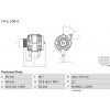 BOSCH Alternátor 0986049020