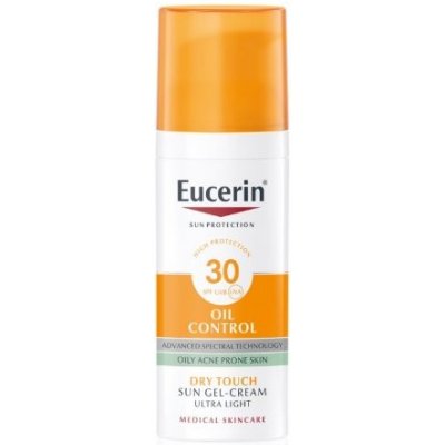 Eucerin Oil Control krémový gél na opaľovanie na tvár SPF30 50 ml od 10,87  € - Heureka.sk