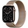 Apple Watch Series 11 Cellular 46 mm Zlatý titán so zlatým milánskym ťahom M/L MFD84WF/A