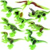Svietiace figúrky Jurský Svet Dinosaury 8 ks