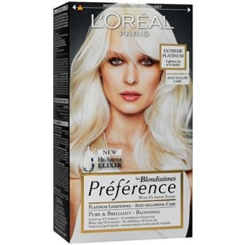 L'Oréal Préférence farba na vlasy 8L Extreme Platinum Blondissimes od 5,76  € - Heureka.sk