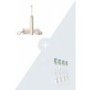 Výhodné balenie sonickej kefky Philips Sonicare Prestige Champagne HX9992/11 + náhradné hlavice Philips Sonicare Optimal White HX6064/10, 4 ks s 30% zľavou