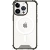AppleKing transparentný kryt s farebným rámčekom a MagSafe pre iPhone 14 Pro Max - sivý - možnosť vrátiť tovar ZADARMO do 30tich dní