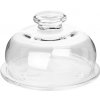 Altom Sklenený podnos s poklopom Cheese, 22 cm