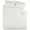Biele krepové obliečky na dvojlôžko/predĺžené 230x220 cm Seersucker Frill – Catherine Lansfield
