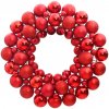 vidaXL Vianočný veniec červený polystyrén 45 cm