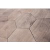 monopole ceramica Keramická dlažba-20x24cm- YOSEMITE TAUPE Hexagon- matná- vzor rybia kosť - steny + podlaha - exteriér + interiér