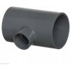 PVC tvarovka - T kus 90 ° s redukciou, 90x50 mm