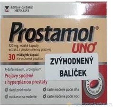Prostamol uno cps.mol.60 x 320 mg + 30 x 320 mg od 25 € - Heureka.sk
