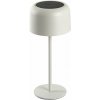 IMMAX venkovní solární LED stolní lampička CARO/ 4W/ 150lm/ CCT/ 3000K/ stmívatelná/ IP44/ bílá 08497L