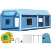 SucceBuy Nafukovacia Lakovacia Kabína 7x4x2,75M Modrá Odnímateľná