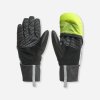 Wedze Skialpinistické nepremokavé rukavice/palčiaky 2v1 sivo-žlté šedá