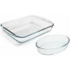 Pyrex Súprava sklenených pekáčov 2 ks, 3,7 l + 2,2 l