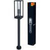 Vonkajší stojaci stĺp E27 80cm IP44 Endura Ledvance Grey záhradné svietidlo