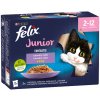 Felix Fantastic Junior Multipack mäso pre mačky 12x85 g